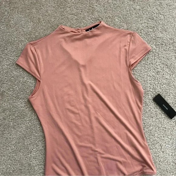 Lulus Bodysuit “NWT” Peach Women’s Size Large Style# VT2950 - Picture 11 of 16